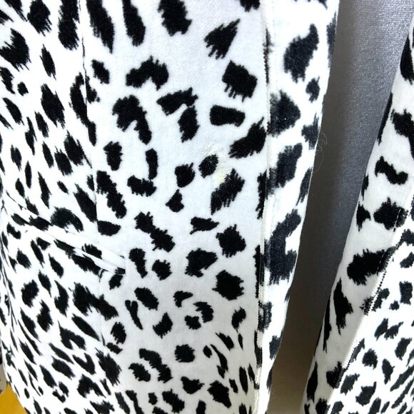 Neiman Marcus Jacket Velvet White Leopard (S) - Picture 9 of 9